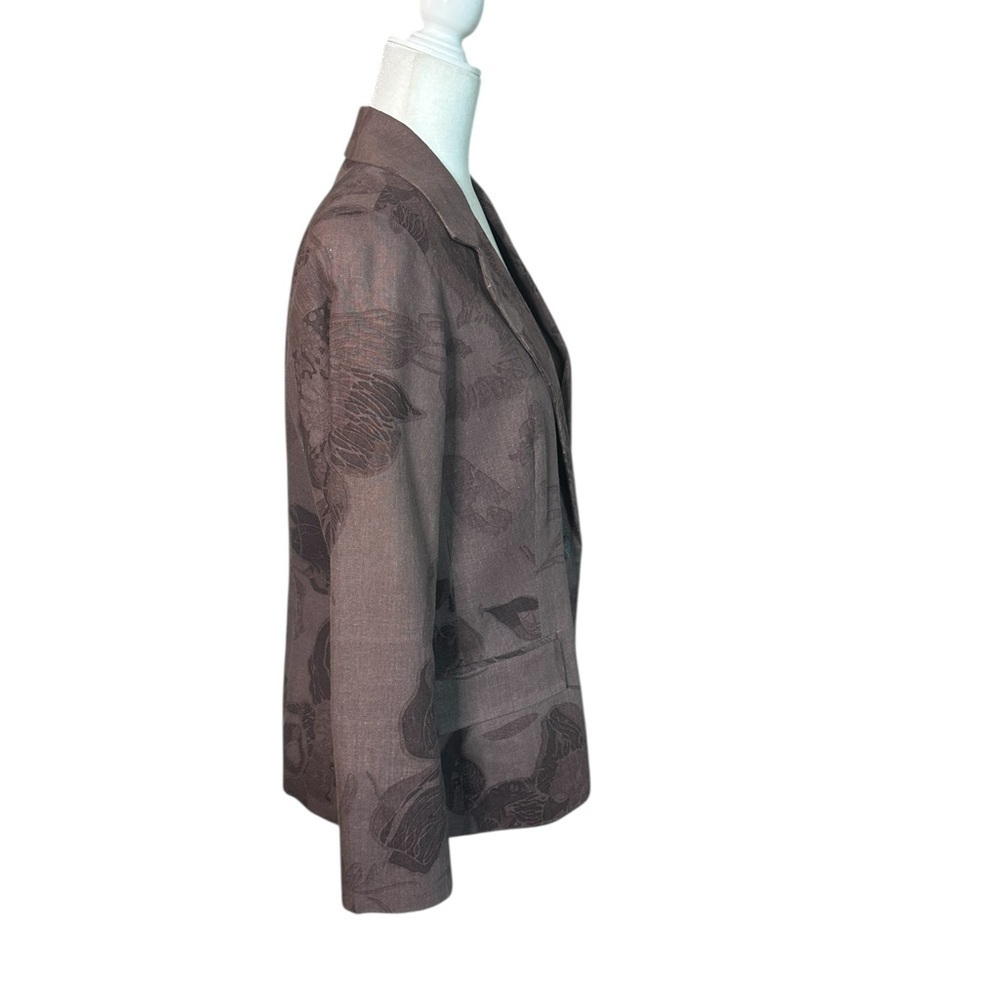 Coldwater Creek Brown Sport Coat with Notched Lapels - Picture 3 of 6